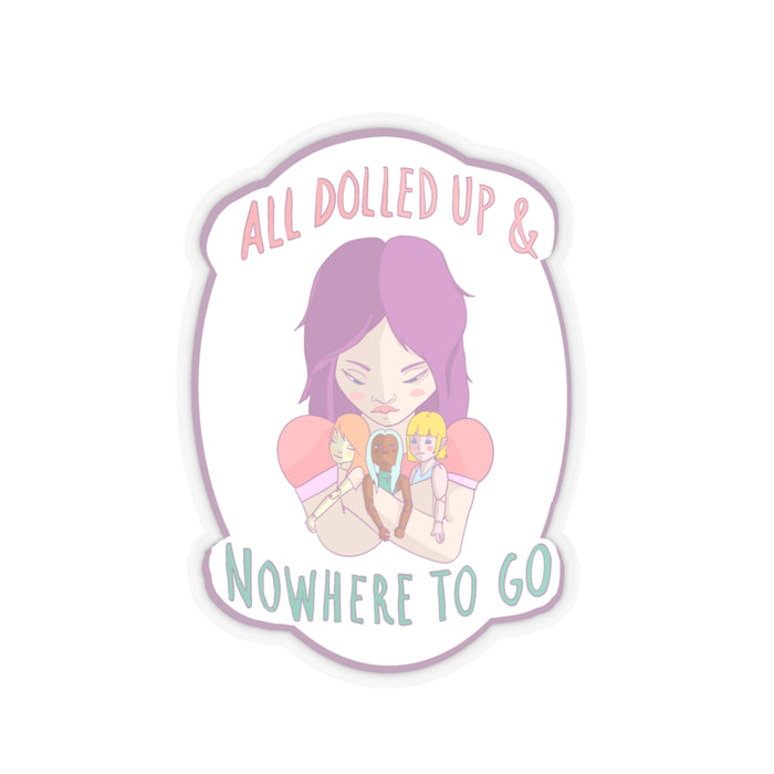 All Dolled Up Sticker