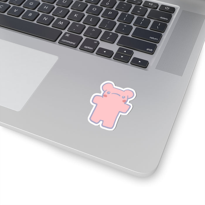 Pink Bear Kiss-Cut Stickers