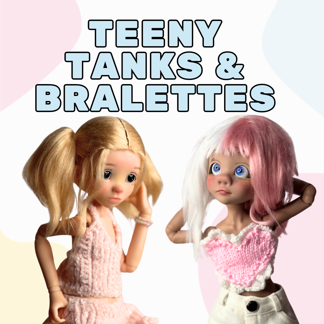 MSD Tanks and Bralettes Knitting Pattern Pack