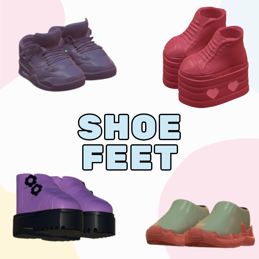 Shoe Feet for Dolls STL files