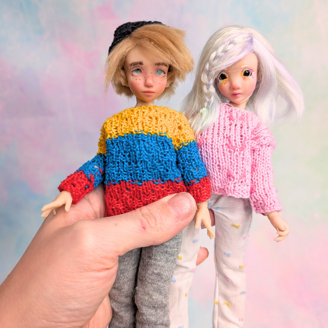 Teeny Tinies BJD Faceup and Blushing