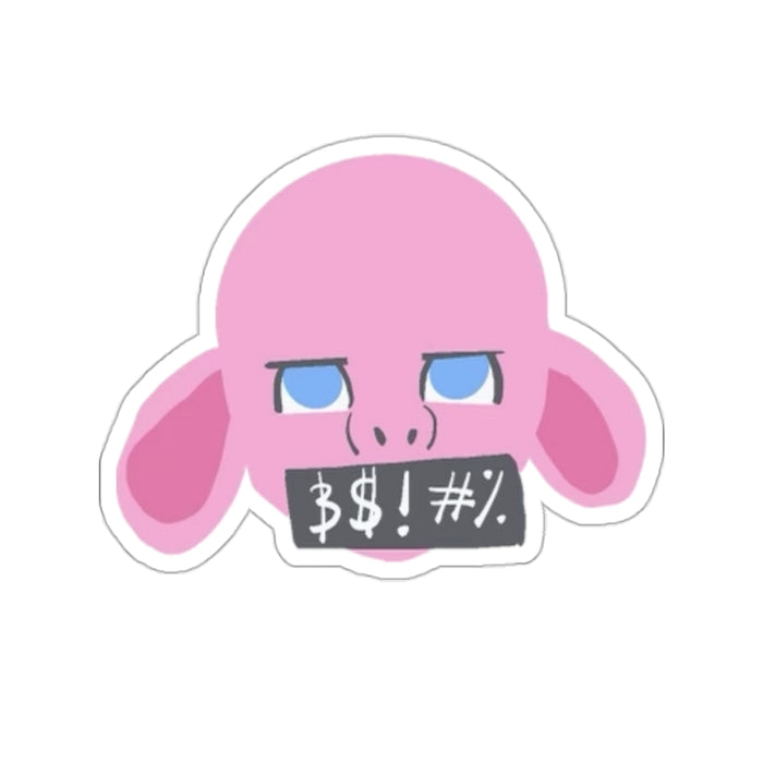 Angry Clover Sticker