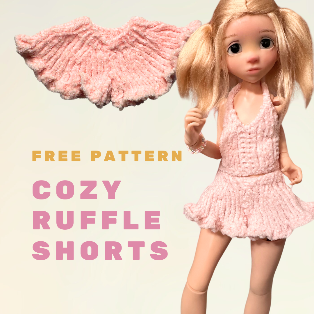 Cozy Ruffle Shorts FREE KNITTING PATTERN