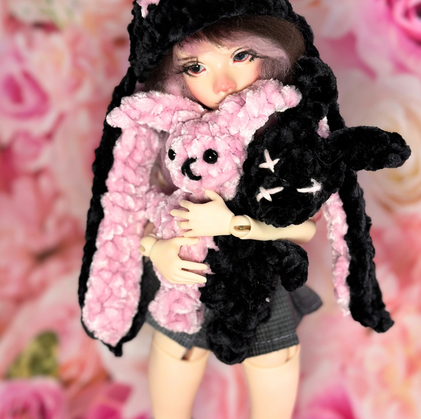 Pre-order Crochet Bunny hat and plushie